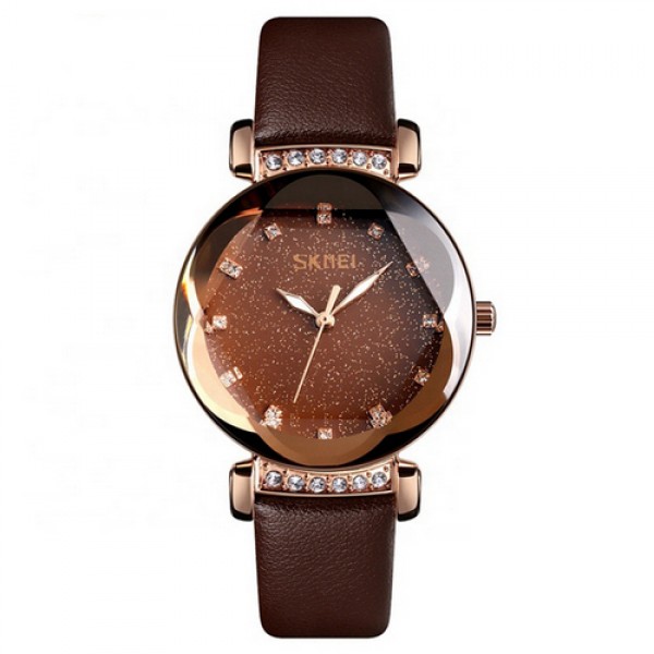 Наручные часы Skmei 9188 Brown-Cuprum Diamonds женские кварцевые + подарочная коробка
Наручные часы Skmei 9188 Brown-Cuprum Diamonds женские кварцевые + подарочная коробка