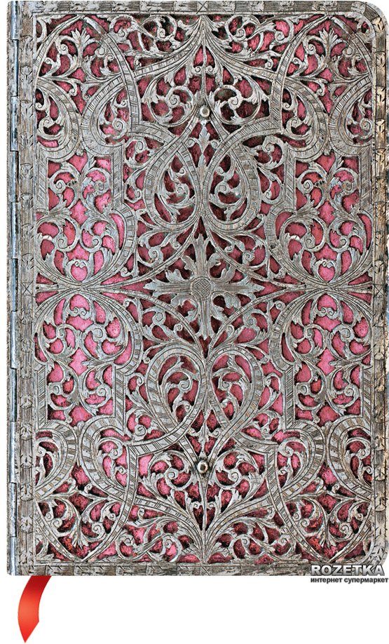 Записная книга Paperblanks Серебряная филигрань 10 х 14 см 176 страниц в линейку Классический Розовый (9781439719367)
Записная книга Paperblanks Серебряная филигрань 10 х 14 см 176 страниц в линейку Классический Розовый (9781439719367)