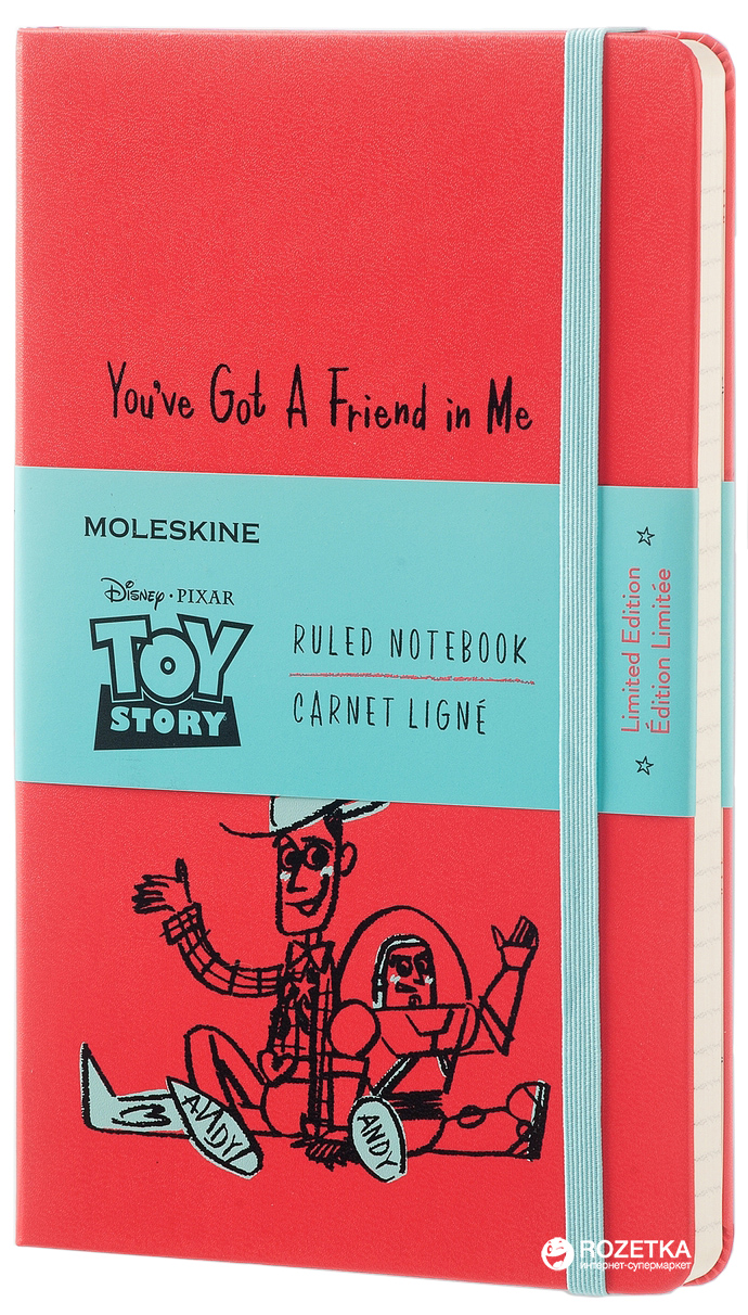 Записная книга Moleskine Toy Story 13 х 21 см 240 страниц в линейку Красная (8051272893144)
Записная книга Moleskine Toy Story 13 х 21 см 240 страниц в линейку Красная (8051272893144)