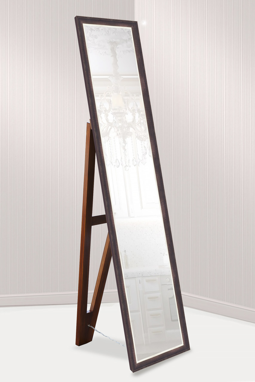 Зеркало напольное в раме Factura с деревянной подставкой Dark brown 45х169 коричневый
Зеркало напольное в раме Factura с деревянной подставкой Dark brown 45х169 коричневый