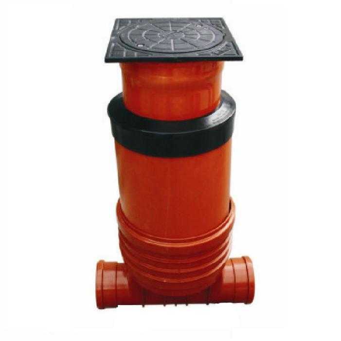 Канализация Ревизионный колодец ПВХ, COMPACT M, D=400 мм, H=0,9-1,4 м, 1 вх. - 1 вых., D=160 мм, с чугунной крыш.
Канализация Ревизионный колодец ПВХ, COMPACT M, D=400 мм, H=0,9-1,4 м, 1 вх. - 1 вых., D=160 мм, с чугунной крыш.
