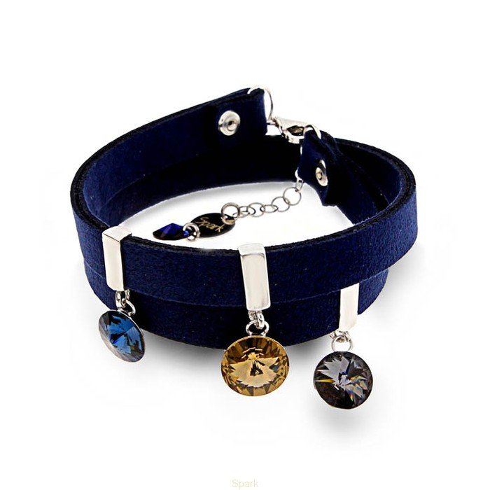 Браслет из алькантары SPARK Candy со Swarovski модели B1122NGSNM 
Браслет из алькантары SPARK Candy со Swarovski модели B1122NGSNM