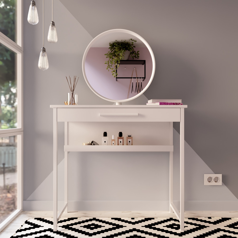 Столик туалетный с зеркалом Фенстер Визард-2 Белый
Столик туалетный с зеркалом Фенстер Визард-2 Белый