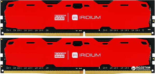 Оперативная память Goodram DDR4-2400 8192MB PC4-19200 (Kit of 2x4096) IRDM Red (IR-R2400D464L15S/8GDC)
Оперативная память Goodram DDR4-2400 8192MB PC4-19200 (Kit of 2x4096) IRDM Red (IR-R2400D464L15S/8GDC)