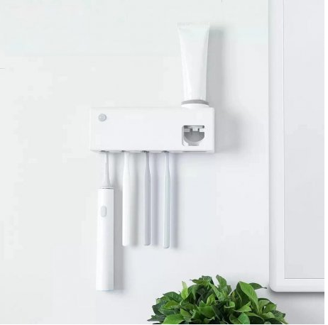 Дозатор автоматический для зубной пасты Home Fest Toothpaste Dispenser с держателем зубных щеток Белый
Дозатор автоматический для зубной пасты Home Fest Toothpaste Dispenser с держателем зубных щеток Белый