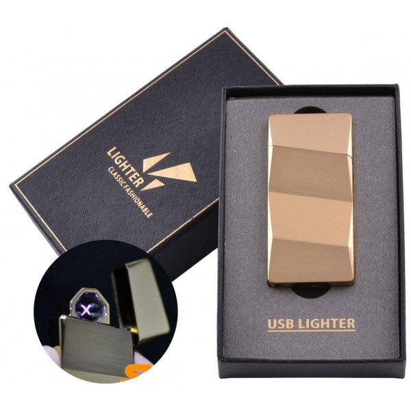 Электроимпульсная зажигалка в подарочной упаковке Lighter (Двойная молния, USB) №HL-5 Gold
Электроимпульсная зажигалка в подарочной упаковке Lighter (Двойная молния, USB) №HL-5 Gold