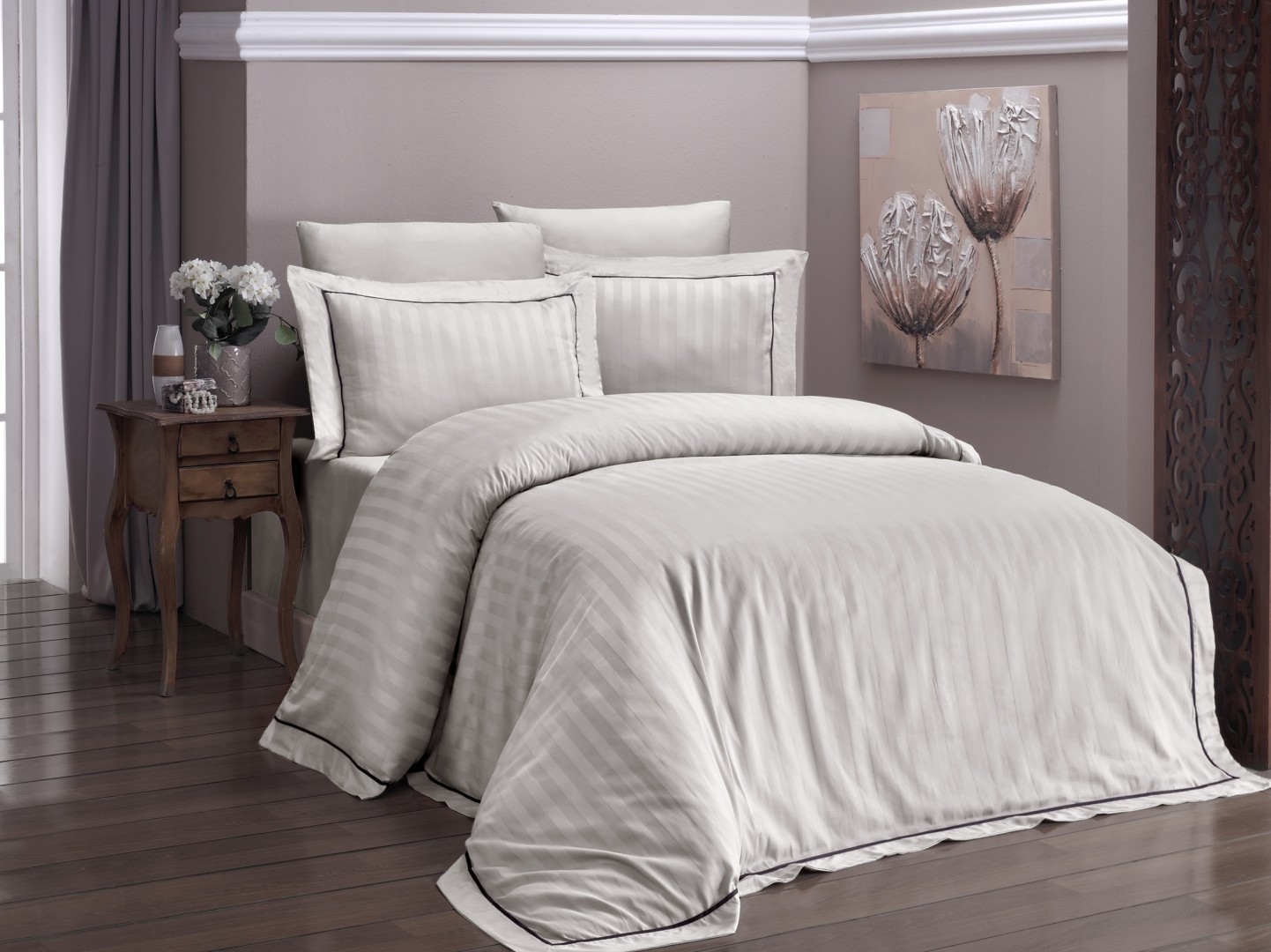 Комплект постельного белья полуторный First Choice Deluxe SATIN Novel Line Kum 160х220 (FCS-0336)
Комплект постельного белья полуторный First Choice Deluxe SATIN Novel Line Kum 160х220 (FCS-0336)