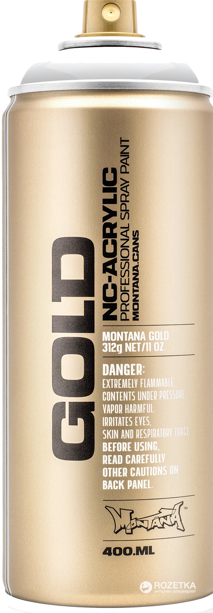 Акриловая краска-спрей Montana Gold T9100 Волшебный белый 400 мл (Transparent White) (4048500285905)
Акриловая краска-спрей Montana Gold T9100 Волшебный белый 400 мл (Transparent White) (4048500285905)