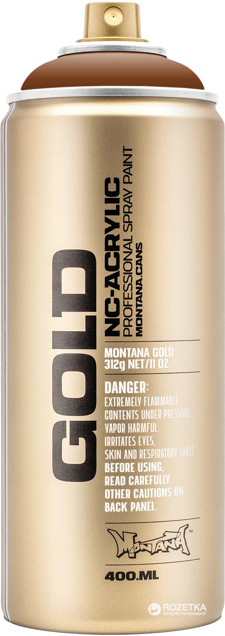 Акриловая краска-спрей Montana Gold CL8310 Лещина, 400 мл (Hazelnut) (4048500283796)
Акриловая краска-спрей Montana Gold CL8310 Лещина, 400 мл (Hazelnut) (4048500283796)