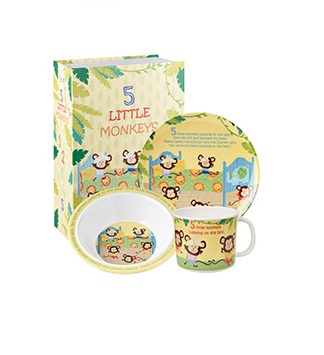 Набор детский в подарочной упаковке Churchill LITTLE RHYMES 5 Little Monkeys 5MON00051
Набор детский в подарочной упаковке Churchill LITTLE RHYMES 5 Little Monkeys 5MON00051
