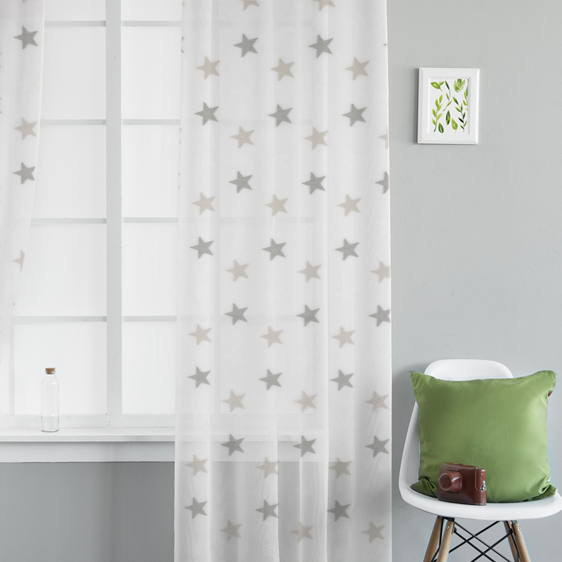 Тюль кисея с утяжелителем в детскую комнату Time Textile Звездочки 200х295 см Молочный, Серый TT162487-200295
Тюль кисея с утяжелителем в детскую комнату Time Textile Звездочки 200х295 см Молочный, Серый TT162487-200295