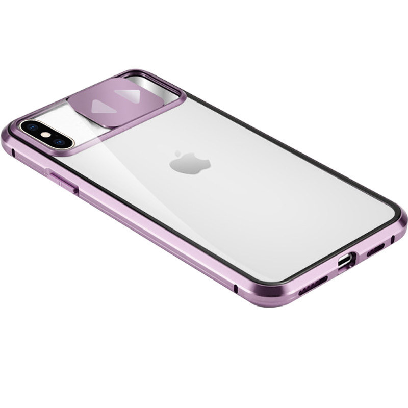 Чехол Epik Camshield 360 Metall+Glass со шторкой для камеры для Apple iPhone XS Max (6.5") Сиреневый
Чехол Epik Camshield 360 Metall+Glass со шторкой для камеры для Apple iPhone XS Max (6.5") Сиреневый