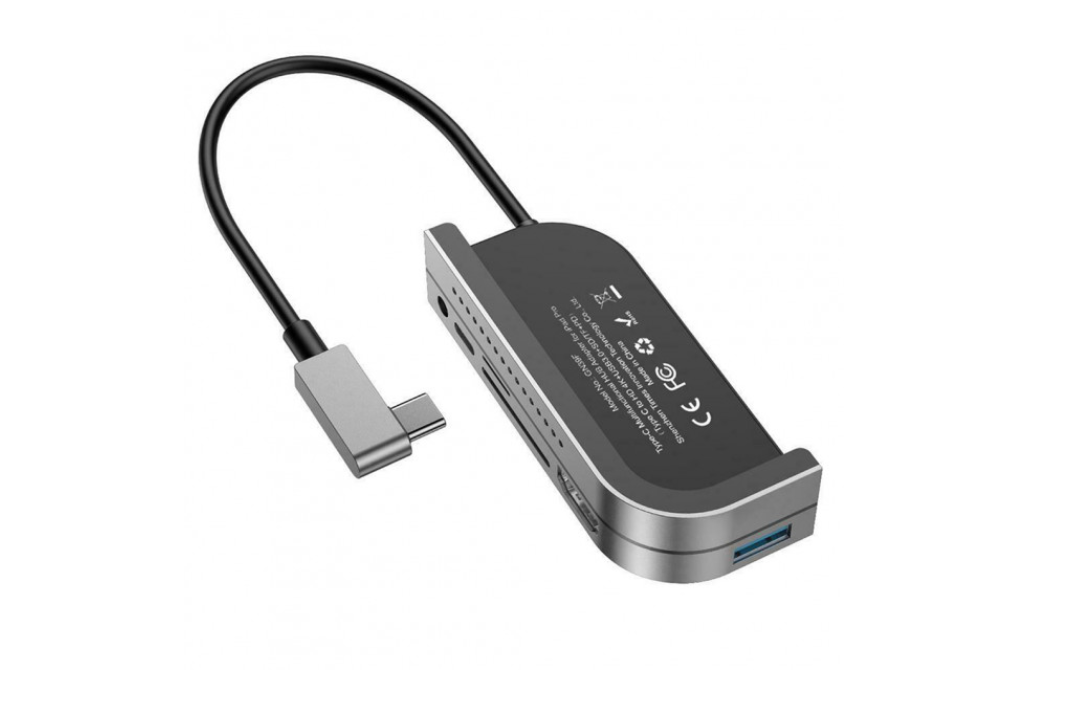 USB-хаб Baseus Bend Angle No.7 Multifunctional Type-C HUB Converter(Upgrade) Dark Grey (CAHUB-WJ0G)
USB-хаб Baseus Bend Angle No.7 Multifunctional Type-C HUB Converter(Upgrade) Dark Grey (CAHUB-WJ0G)