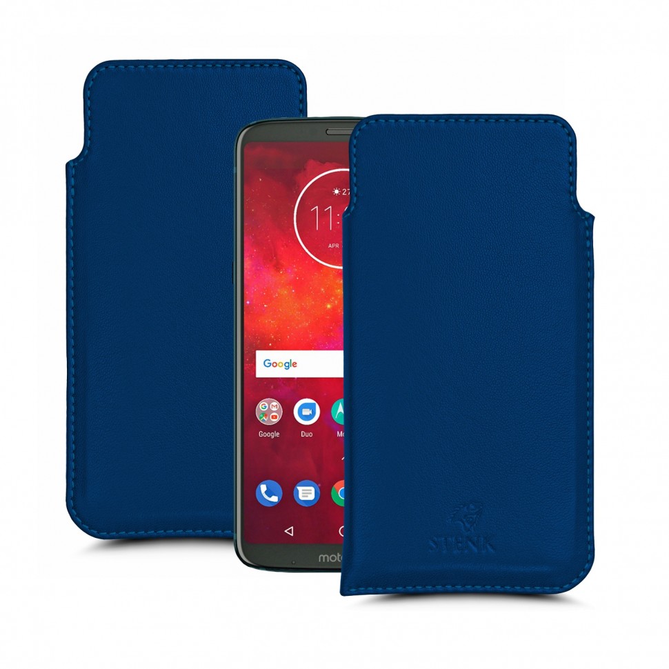 Футляр Stenk Elegance для Motorola Moto Z3 Play Синий 
Футляр Stenk Elegance для Motorola Moto Z3 Play Синий