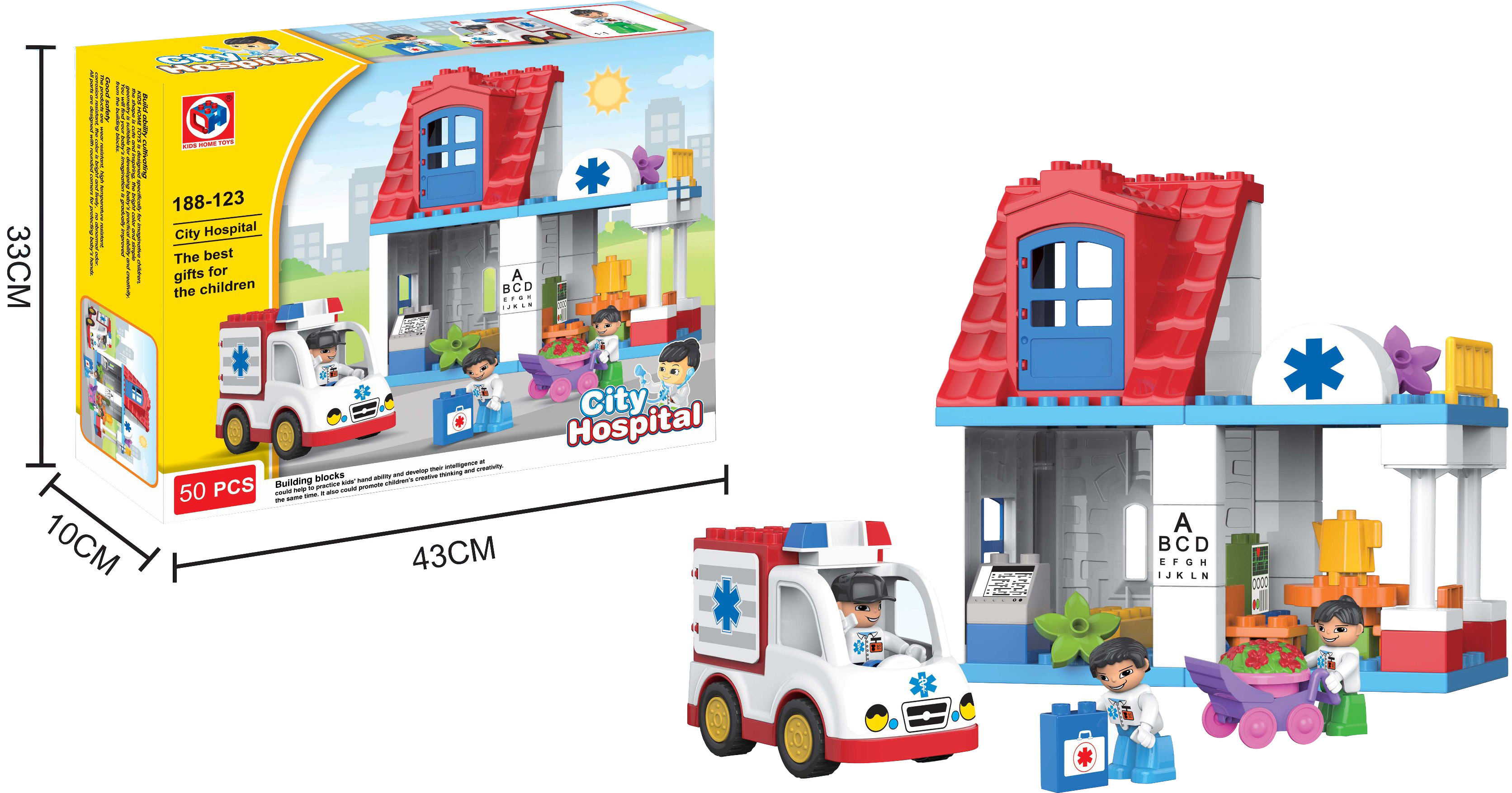 Конструктор Kid's Home Toys Госпиталь большие детали 50 элементов (188-123) (6910010881237)
Конструктор Kid's Home Toys Госпиталь большие детали 50 элементов (188-123) (6910010881237)