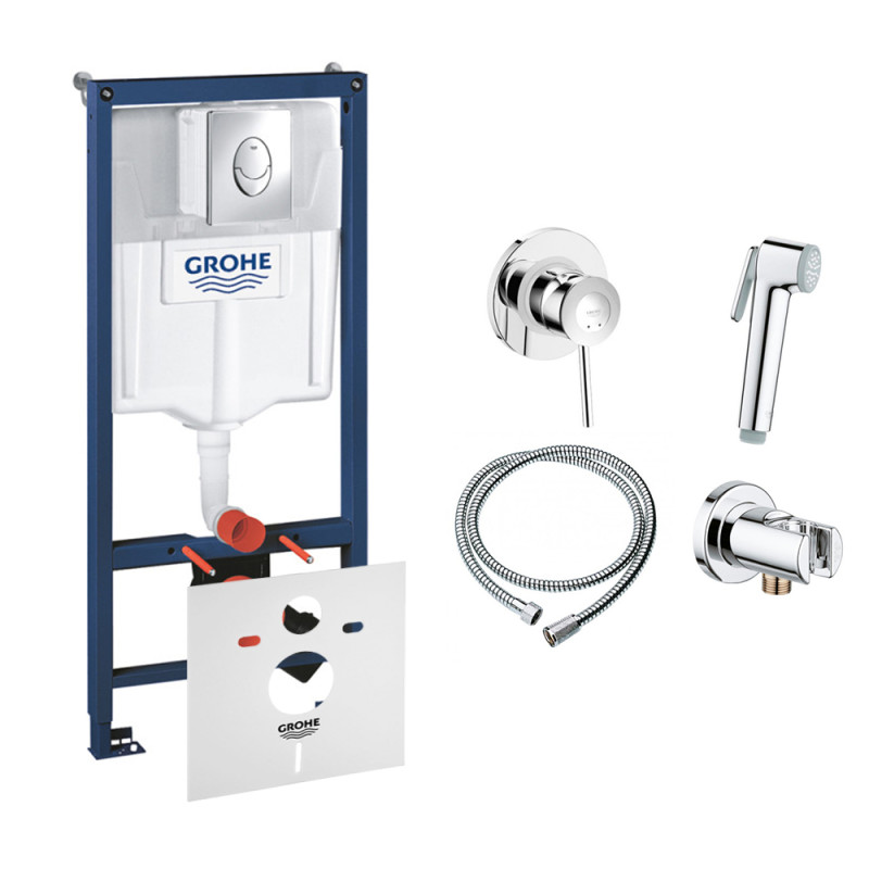 Комплект Grohe Инсталляция Rapid Sl 38721001 + Набор Для Гигиенического Душа Со Смесителем Bauclassic 111048
Комплект Grohe Инсталляция Rapid Sl 38721001 + Набор Для Гигиенического Душа Со Смесителем Bauclassic 111048