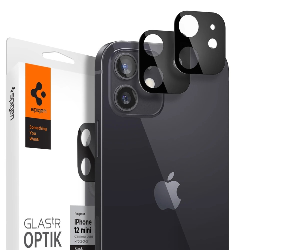 Стекло на камеру Spigen GlastR Slim Optik Camera Lens 2-Pack для iPhone 12 Mini Black
Стекло на камеру Spigen GlastR Slim Optik Camera Lens 2-Pack для iPhone 12 Mini Black
