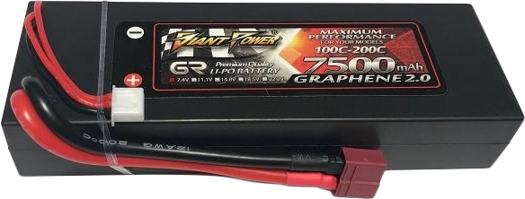 Аккумулятор Dinogy Giant Power G2.0 Li-Pol 7500 mAh 7.4V 2S 100C T-Plug (2722262738856)
Аккумулятор Dinogy Giant Power G2.0 Li-Pol 7500 mAh 7.4V 2S 100C T-Plug (2722262738856)