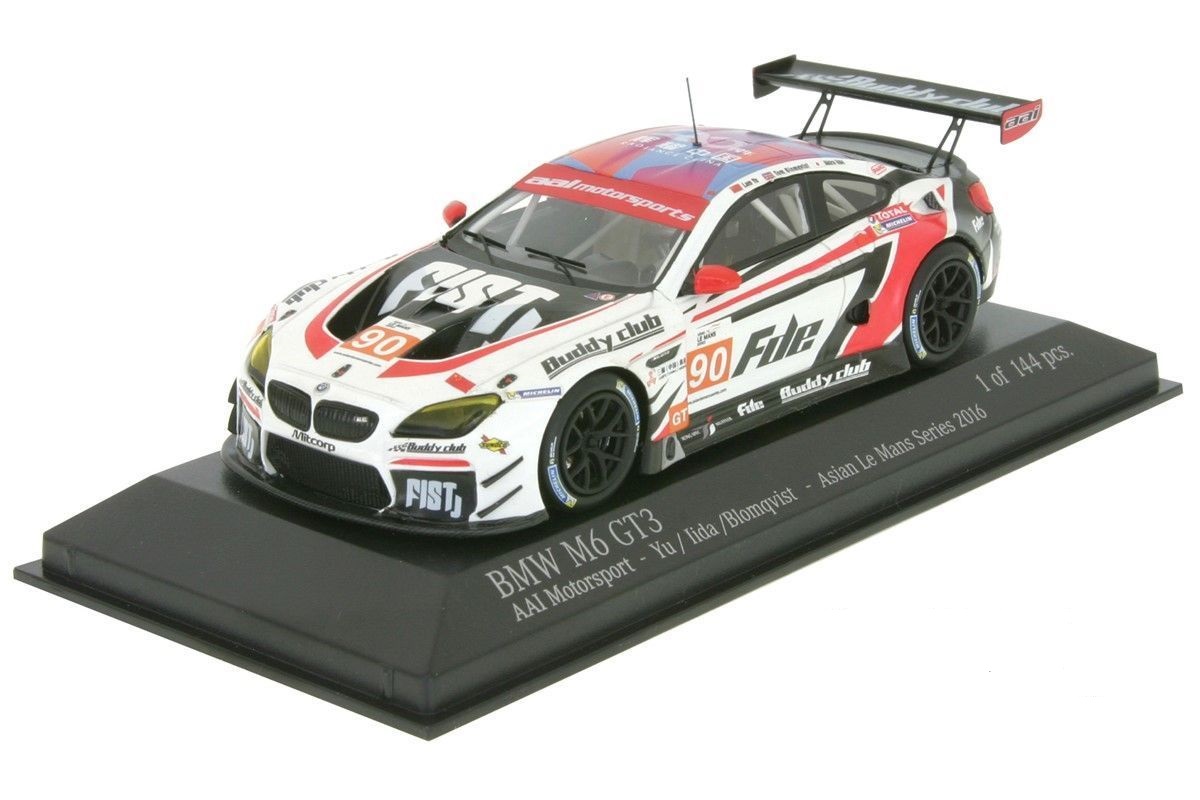 Автомодель MINICHAMPS BMW M6 GT3 AAI Racing Team #90 Yu/Lida/Blomqvist Asian Le Mans Series 2016 (437162690)
Автомодель MINICHAMPS BMW M6 GT3 AAI Racing Team #90 Yu/Lida/Blomqvist Asian Le Mans Series 2016 (437162690)