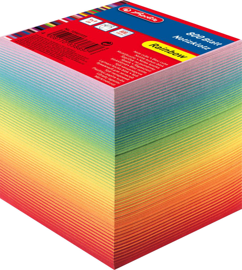 Бумага для заметок Herlitz Rainbow 90х90 мм 800 листов склеенная Цветная (10901973)
Бумага для заметок Herlitz Rainbow 90х90 мм 800 листов склеенная Цветная (10901973)