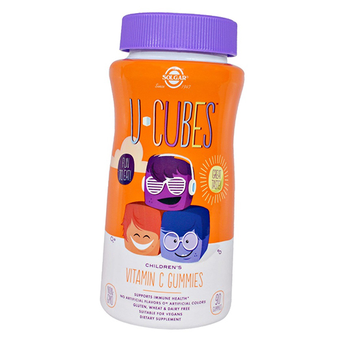 Жевательный Витамин С для детей, U-Cubes Children's Vitamin C Gummies, Solgar 90таб Клубника-апельсин (36313151)
Жевательный Витамин С для детей, U-Cubes Children's Vitamin C Gummies, Solgar 90таб Клубника-апельсин (36313151)