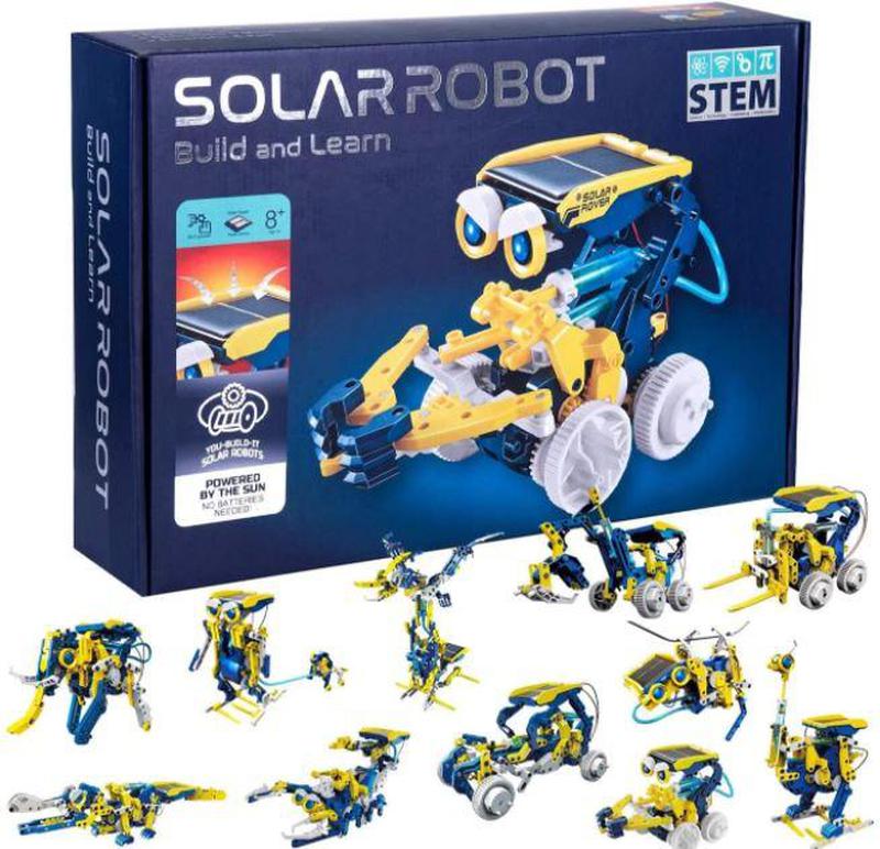 Конструктор робот SOLAR ROBOT Animals на солнечной батарее Robokit интерактивный набор 11 в 1
Конструктор робот SOLAR ROBOT Animals на солнечной батарее Robokit интерактивный набор 11 в 1
