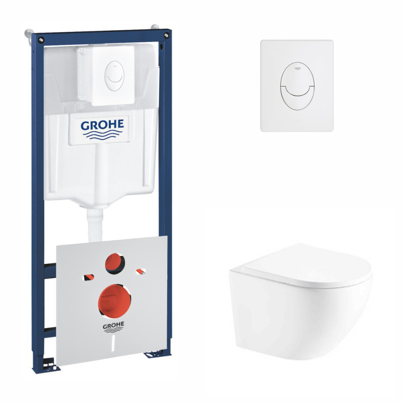 Набор инсталляция 4 в 1 Grohe Rapid SL 38722001 + унитаз с сиденьем Qtap Robin QT1333046ENRW
Набор инсталляция 4 в 1 Grohe Rapid SL 38722001 + унитаз с сиденьем Qtap Robin QT1333046ENRW