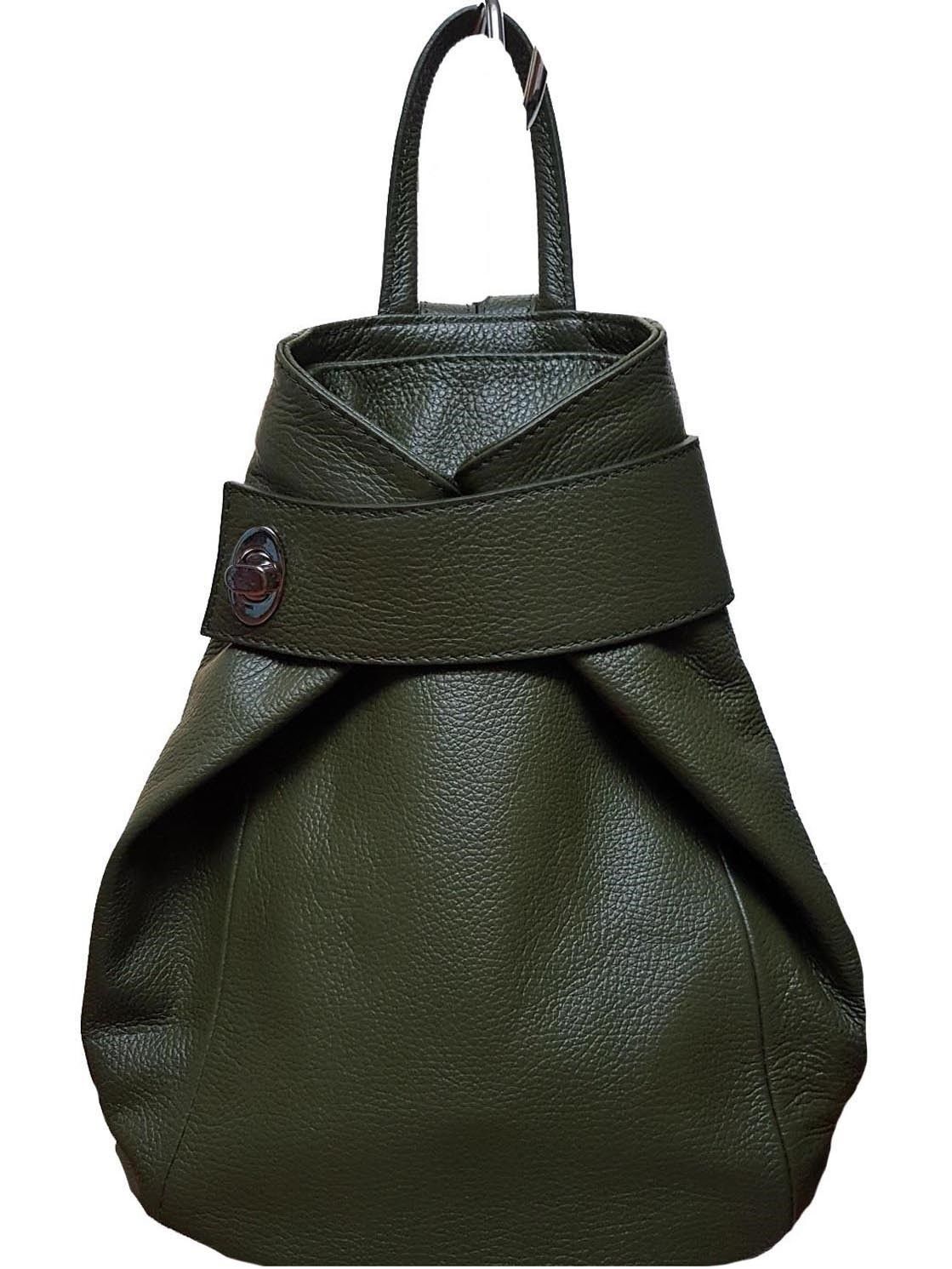 Женская кожаная сумка-рюкзак Italian bags DB6933 green
Женская кожаная сумка-рюкзак Italian bags DB6933 green