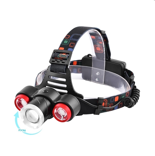 Фонарь HeadLight налобный с оптическим зумом 3 светодиода T6+2XPE Чёрный (WD-325)
Фонарь HeadLight налобный с оптическим зумом 3 светодиода T6+2XPE Чёрный (WD-325)