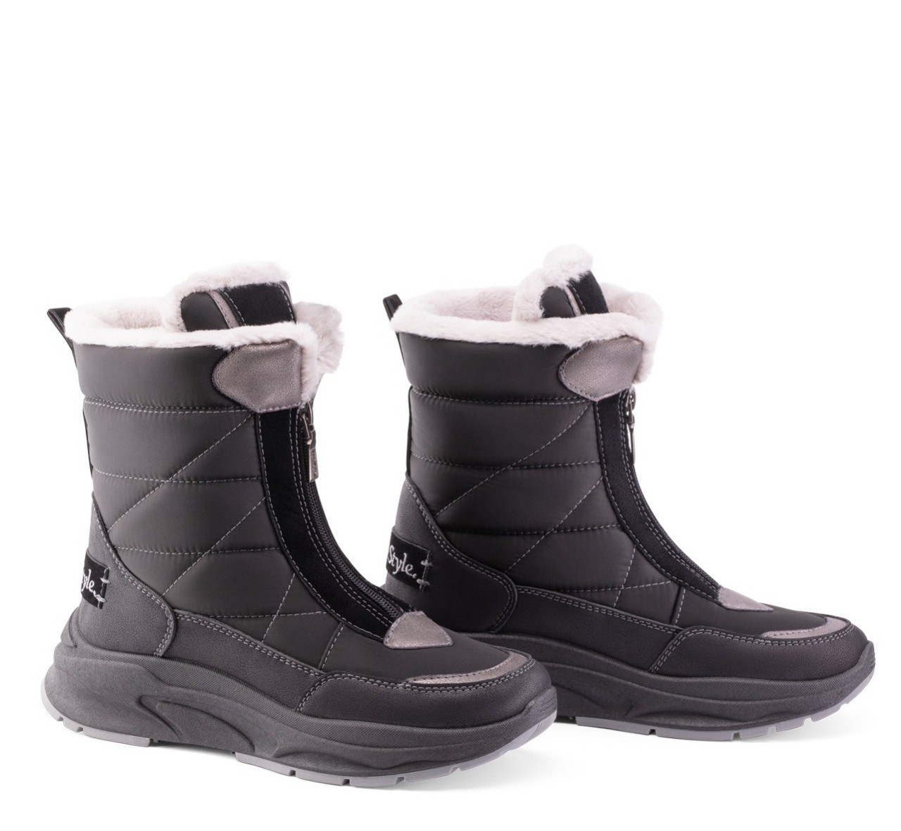 Сапоги дутики женские зимние DaGo Style на молнии черные 38 р. - 24 см 1307864345
Сапоги дутики женские зимние DaGo Style на молнии черные 38 р. - 24 см 1307864345