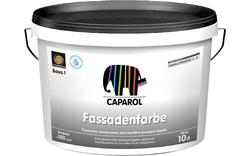 Строительная фасадная краска Caparol Capatect Fassadenfarbe База 1 10л Белая
Строительная фасадная краска Caparol Capatect Fassadenfarbe База 1 10л Белая