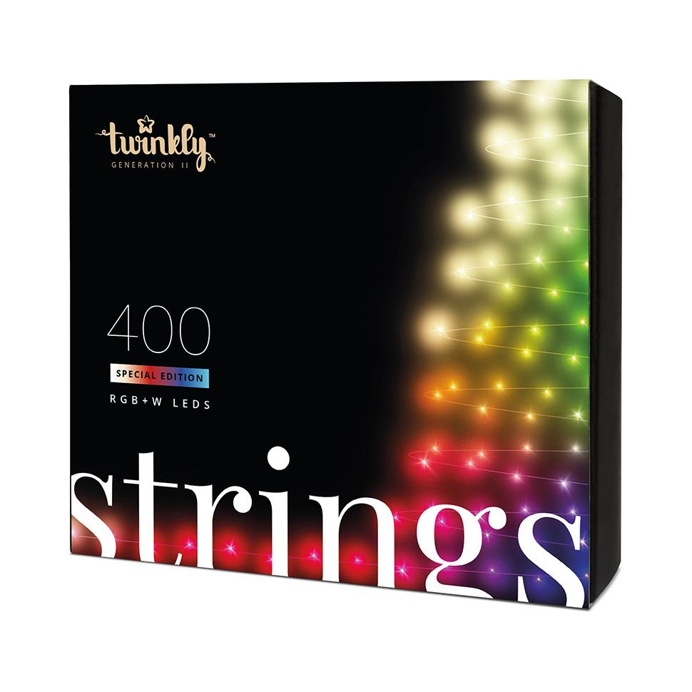 Smart LED Гирлянда Twinkly Strings RGBW BT+WiFi кабель чёрный (32 м, 400 ламп)
Smart LED Гирлянда Twinkly Strings RGBW BT+WiFi кабель чёрный (32 м, 400 ламп)