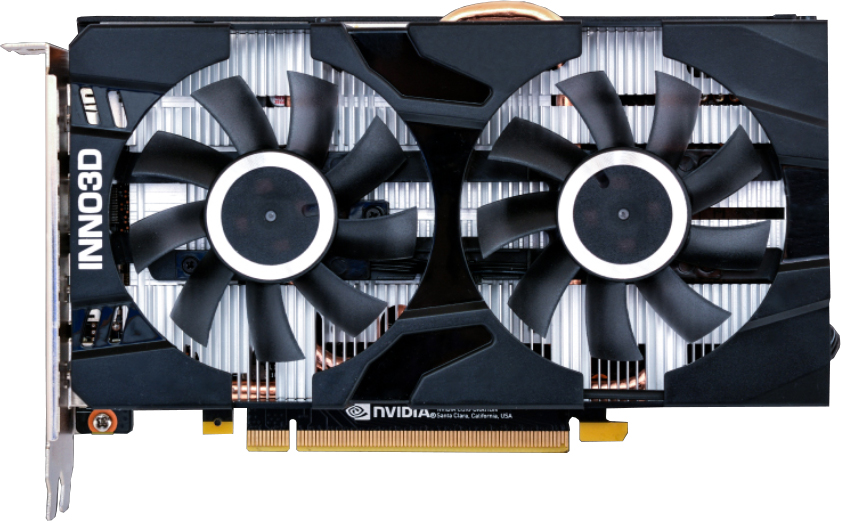 INNO3D PCI-Ex GeForce GTX 1660 Ti Twin X2 6GB GDDR6 (192bit) (1770/12000) (HDMI, 3x DisplayPort) (N166T2-06D6-1710VA15)
INNO3D PCI-Ex GeForce GTX 1660 Ti Twin X2 6GB GDDR6 (192bit) (1770/12000) (HDMI, 3x DisplayPort) (N166T2-06D6-1710VA15)