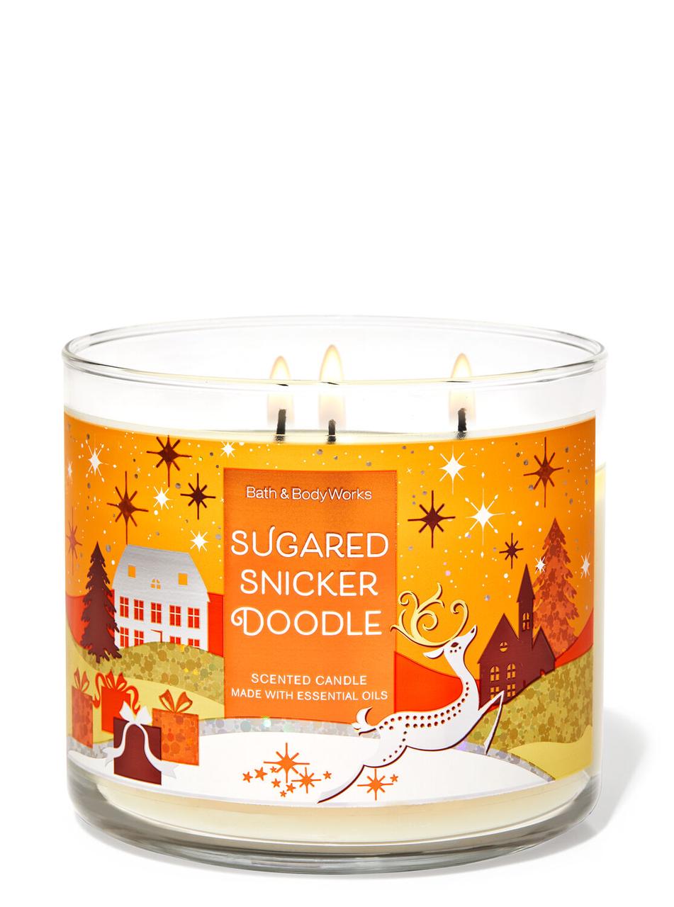 Свеча ароматизированная Bath and Body Works Sugared Snicker Doodle Scented Candle
Свеча ароматизированная Bath and Body Works Sugared Snicker Doodle Scented Candle