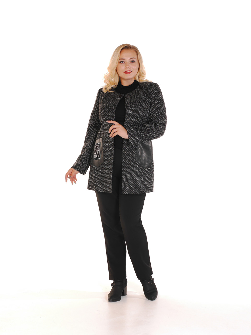 Женский жакет Tada style из ткани рогожка р. цвет серый, Женский жакет Tada style из ткани рогожка р.48 цвет серый
Женский жакет Tada style из ткани рогожка р. цвет серый, Женский жакет Tada style из ткани рогожка р.48 цвет серый