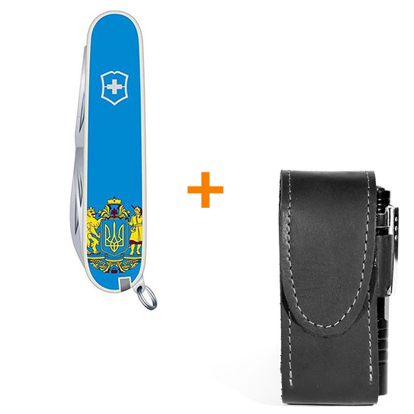 Комплект Нож Victorinox Huntsman Ukraine 1.3713.7R6 + Чехол с фонариком Police
Комплект Нож Victorinox Huntsman Ukraine 1.3713.7R6 + Чехол с фонариком Police