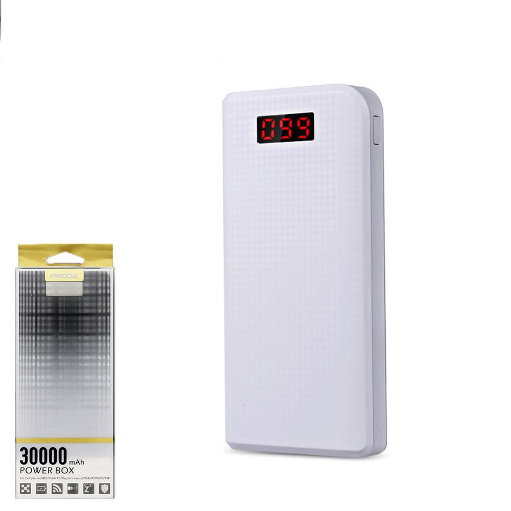 Портативное зарядное устройство (Power Bank) Remax Power Box PPL-14 30000mAh White
Портативное зарядное устройство (Power Bank) Remax Power Box PPL-14 30000mAh White