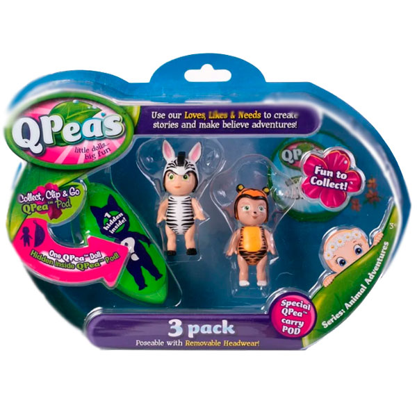 Игровой набор Приключения животных 3 фигурки Zada Tilley и сюрприз в стручке QPeas 103152
Игровой набор Приключения животных 3 фигурки Zada Tilley и сюрприз в стручке QPeas 103152