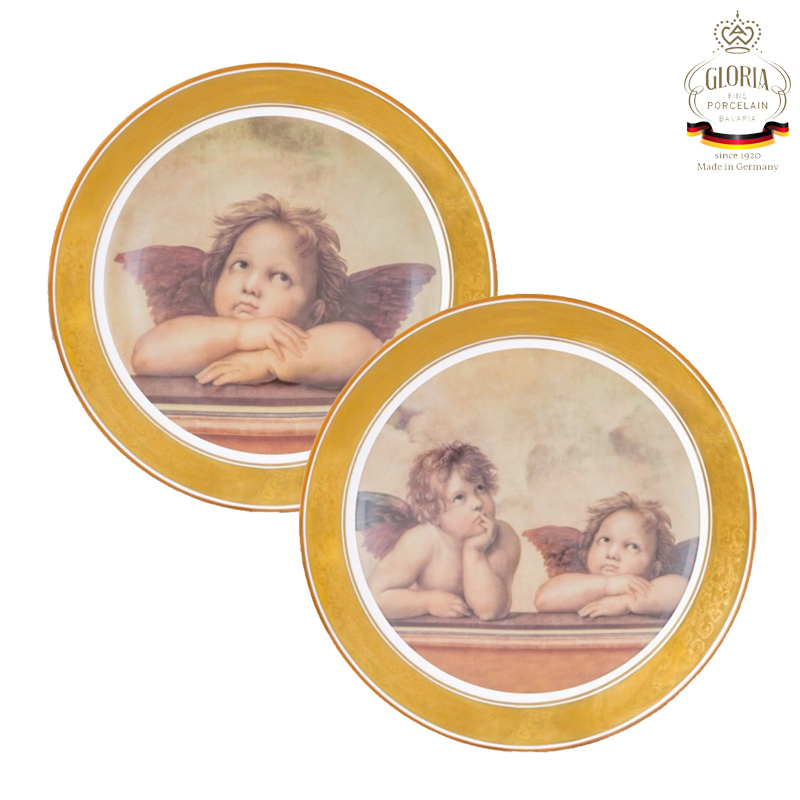 Фарфоровые декоративные тарелки Angels of Raphael 2 шт Gloria Porzellan T-SS33013
Фарфоровые декоративные тарелки Angels of Raphael 2 шт Gloria Porzellan T-SS33013
