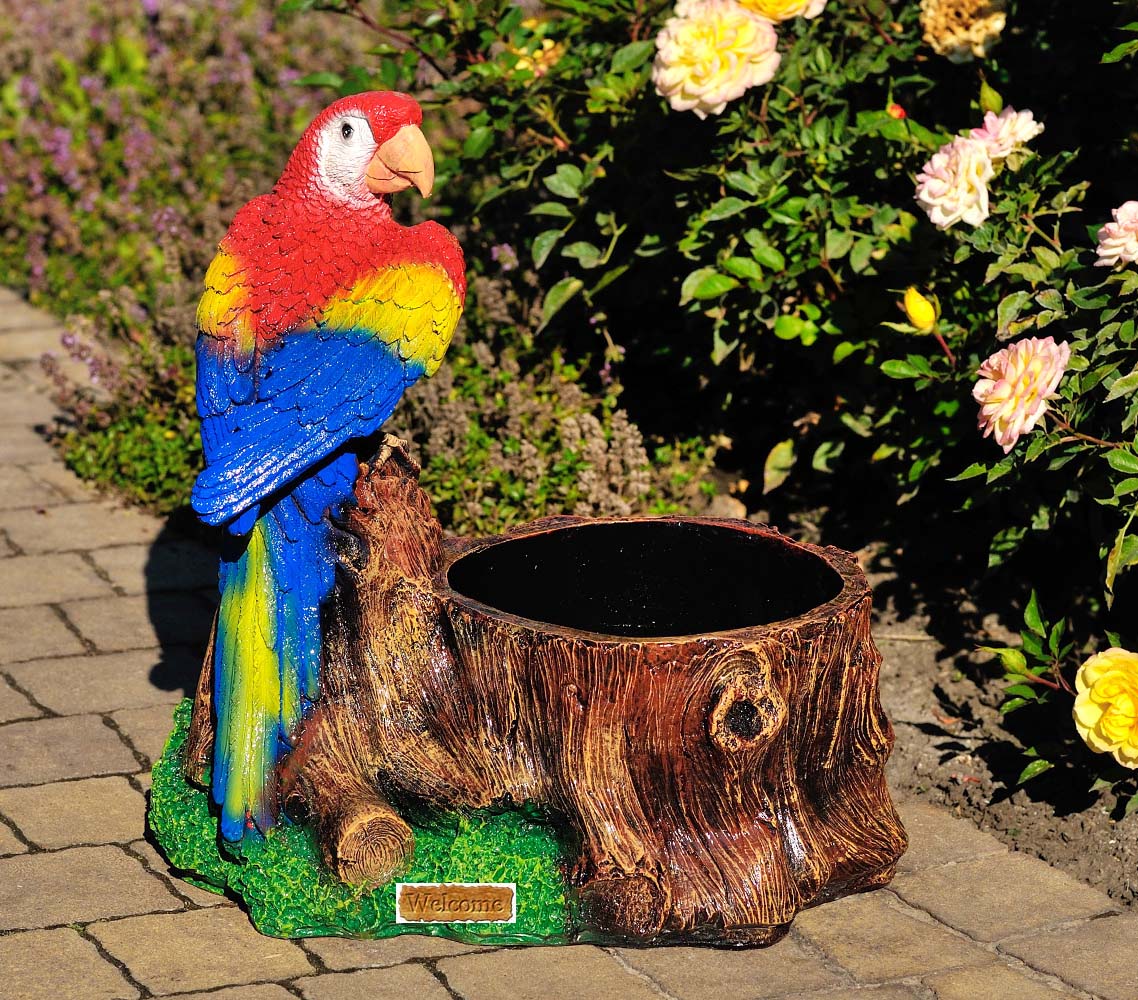 Подставка для цветов Эдем Пень с попугаем 4.146
Подставка для цветов Эдем Пень с попугаем 4.146