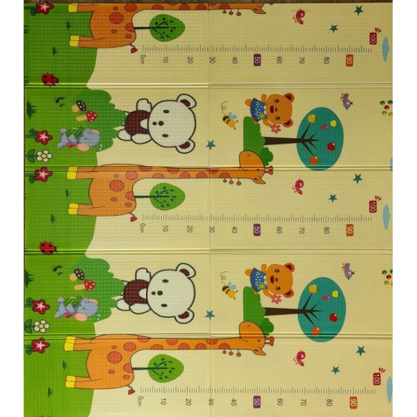 Детский развивающий двусторонний термо коврик XPE Eco Гипоаллергенный водонепроницаемый "Зоопарк+Ростомер" 2.0*1.5m*10mm
Детский развивающий двусторонний термо коврик XPE Eco Гипоаллергенный водонепроницаемый "Зоопарк+Ростомер" 2.0*1.5m*10mm