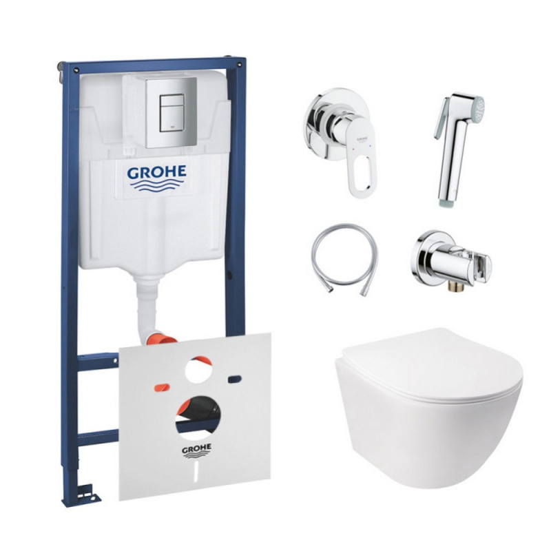 Комплект инсталляция Grohe Rapid SL 38772001 и унитаз с сиденьем Qtap Jay QT07335176W + набор для гигиенического душа со смесителем Grohe BauLoop 111042 (SD00038262)
Комплект инсталляция Grohe Rapid SL 38772001 и унитаз с сиденьем Qtap Jay QT07335176W + набор для гигиенического душа со смесителем Grohe BauLoop 111042 (SD00038262)