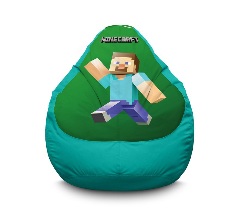 Кресло мешок iPuff "Minecraft Happy Steve Green" Оксфорд XXXL (100х135 см) Бирюзовый
Кресло мешок iPuff "Minecraft Happy Steve Green" Оксфорд XXXL (100х135 см) Бирюзовый