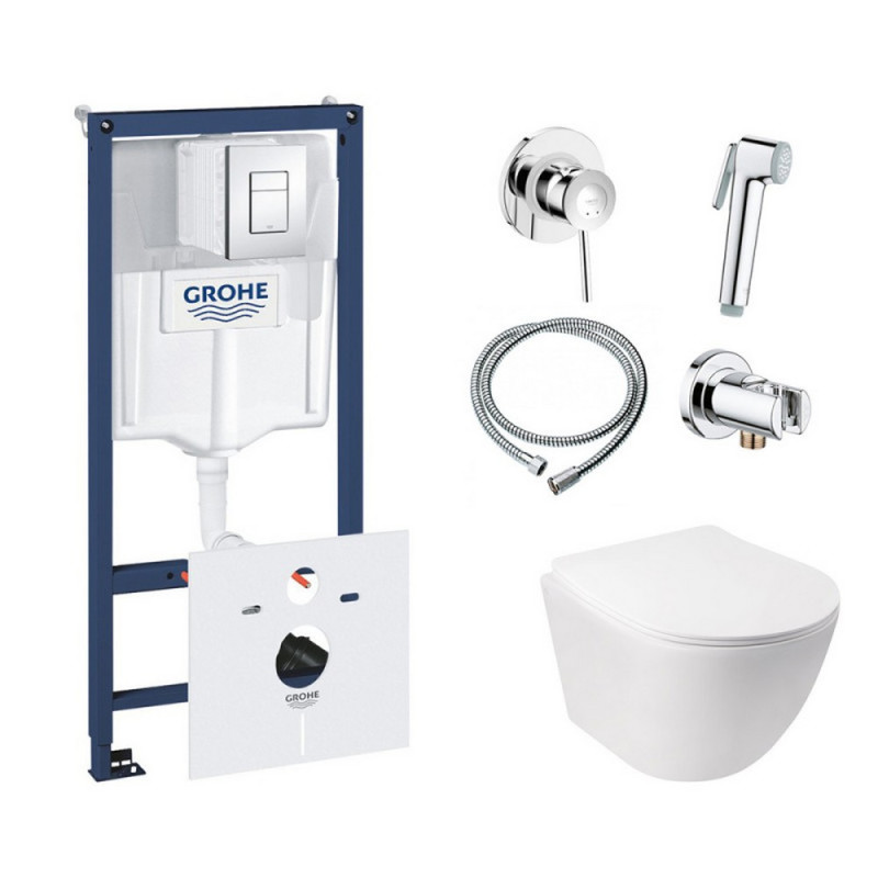 Комплект инсталляция Grohe Rapid SL 38827000 и унитаз с сиденьем Qtap Jay QT07335176W + набор для гигиенического душа со смесителем Grohe BauClassic 111048 (SD00038270)
Комплект инсталляция Grohe Rapid SL 38827000 и унитаз с сиденьем Qtap Jay QT07335176W + набор для гигиенического душа со смесителем Grohe BauClassic 111048 (SD00038270)