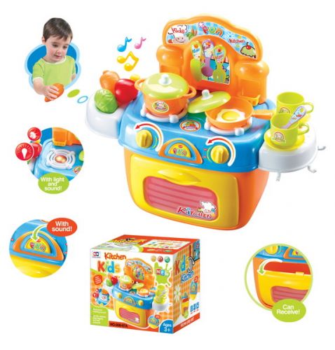 Кухня с посудкой XIONG CHENG "Kitchen Kids" со звуковыми эффектами 008-97А 25252
Кухня с посудкой XIONG CHENG "Kitchen Kids" со звуковыми эффектами 008-97А 25252