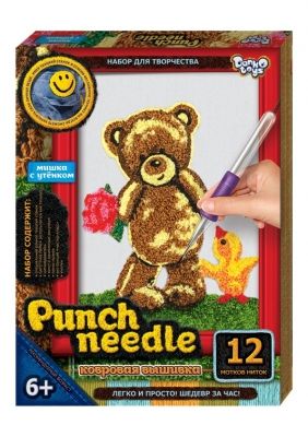 Ковровая вышивка Dankotoys "Punch needle: Мишка с цветочком" PN-01-01 PN-01-01,02,0 22616
Ковровая вышивка Dankotoys "Punch needle: Мишка с цветочком" PN-01-01 PN-01-01,02,0 22616
