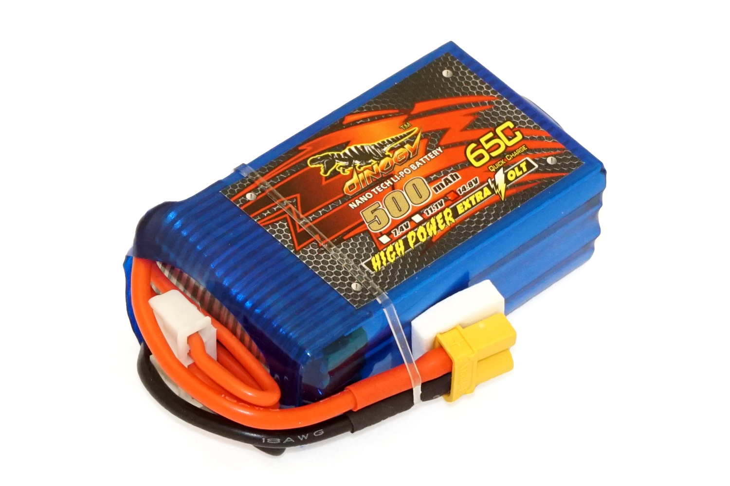 Аккумулятор полимерно-литиевый Dinogy Li-Pol 500mAh 14.8V 4S 65C XT30 53x31x19мм 29785
Аккумулятор полимерно-литиевый Dinogy Li-Pol 500mAh 14.8V 4S 65C XT30 53x31x19мм 29785