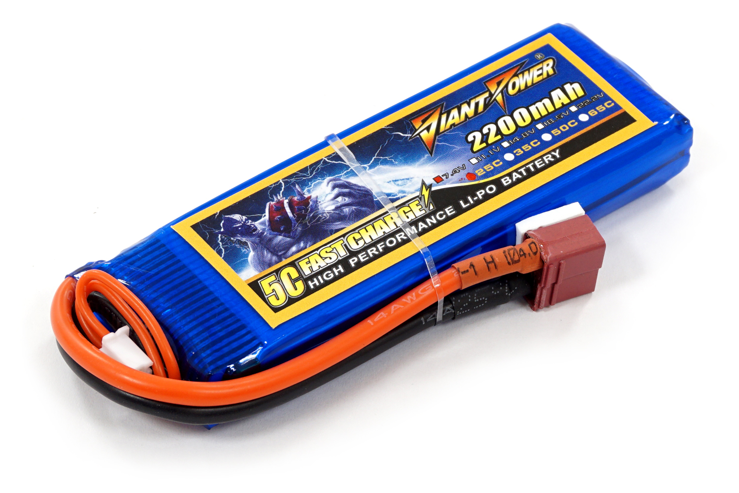 Аккумулятор полимерно-литиевый для страйкбола Giant Power (Dinogy) Li-Pol 7.4V 2S 2200mAh 25C 16х33х102мм T-Plug 29849
Аккумулятор полимерно-литиевый для страйкбола Giant Power (Dinogy) Li-Pol 7.4V 2S 2200mAh 25C 16х33х102мм T-Plug 29849