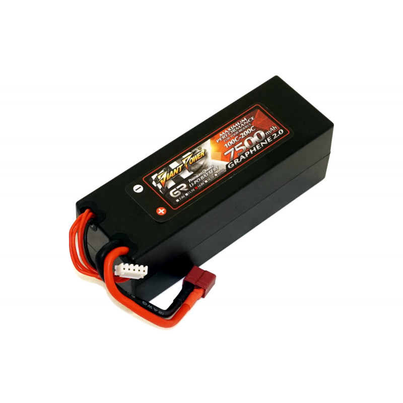 Аккумулятор Giant Power G2.0 Li-Pol 7500mAh 14.8V 4S 100C Hardcase 48x46x139 T-Plug (DLC-4S7500XTH-T)
Аккумулятор Giant Power G2.0 Li-Pol 7500mAh 14.8V 4S 100C Hardcase 48x46x139 T-Plug (DLC-4S7500XTH-T)