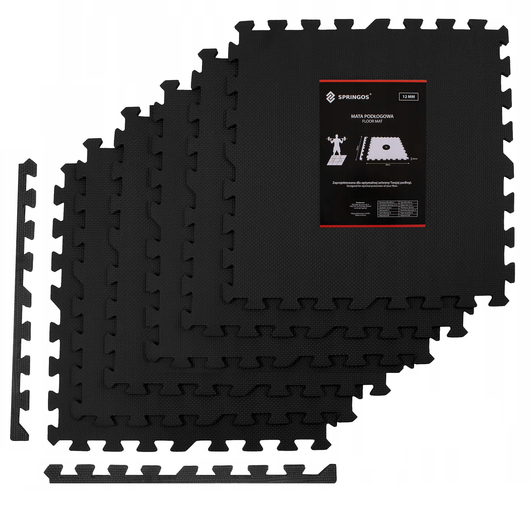 Мат-пазл (ласточкин хвост) Springos Mat Puzzle EVA 180 x 120 x 1.2 cм FM0003 Black
Мат-пазл (ласточкин хвост) Springos Mat Puzzle EVA 180 x 120 x 1.2 cм FM0003 Black